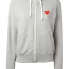 Donna Comme Des Garçons Play Embroidered Logo Hoodie -Femminile Moda Negozio 12002101 9446598 1000