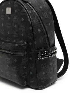 Donna MCM Zaino Con Borchie Con Stampa Logo All-over -Femminile Moda Negozio 12715235 45172761 1000