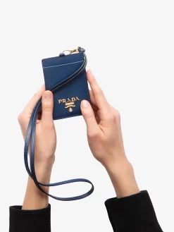 Donna Prada Portacarte Con Laccio -Femminile Moda Negozio 13812664 17014942 1000