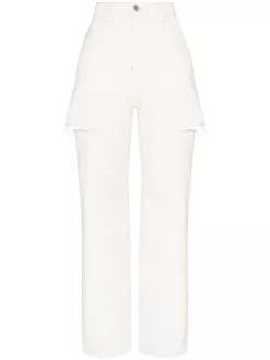 Donna Maison Margiela Jeans Con Effetto Vissuto