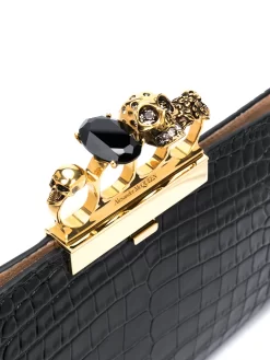 Donna Alexander McQueen Clutch Four Ring -Femminile Moda Negozio 15565434 27935763 1000