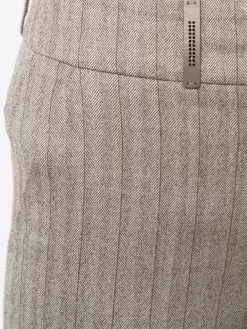 Donna Peserico Pantaloni Crop A Righe -Femminile Moda Negozio 15778667 28829986 1000