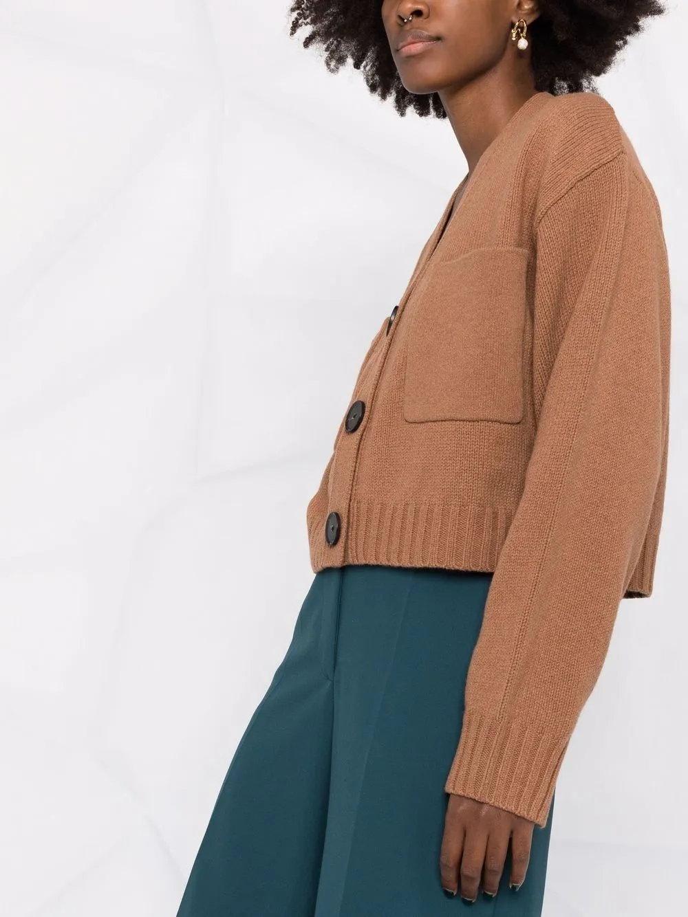 Donna Proenza Schouler Cardigan Con Tasca Frontale 5 Donna Proenza Schouler Cardigan Con Tasca Frontale - immagine 3