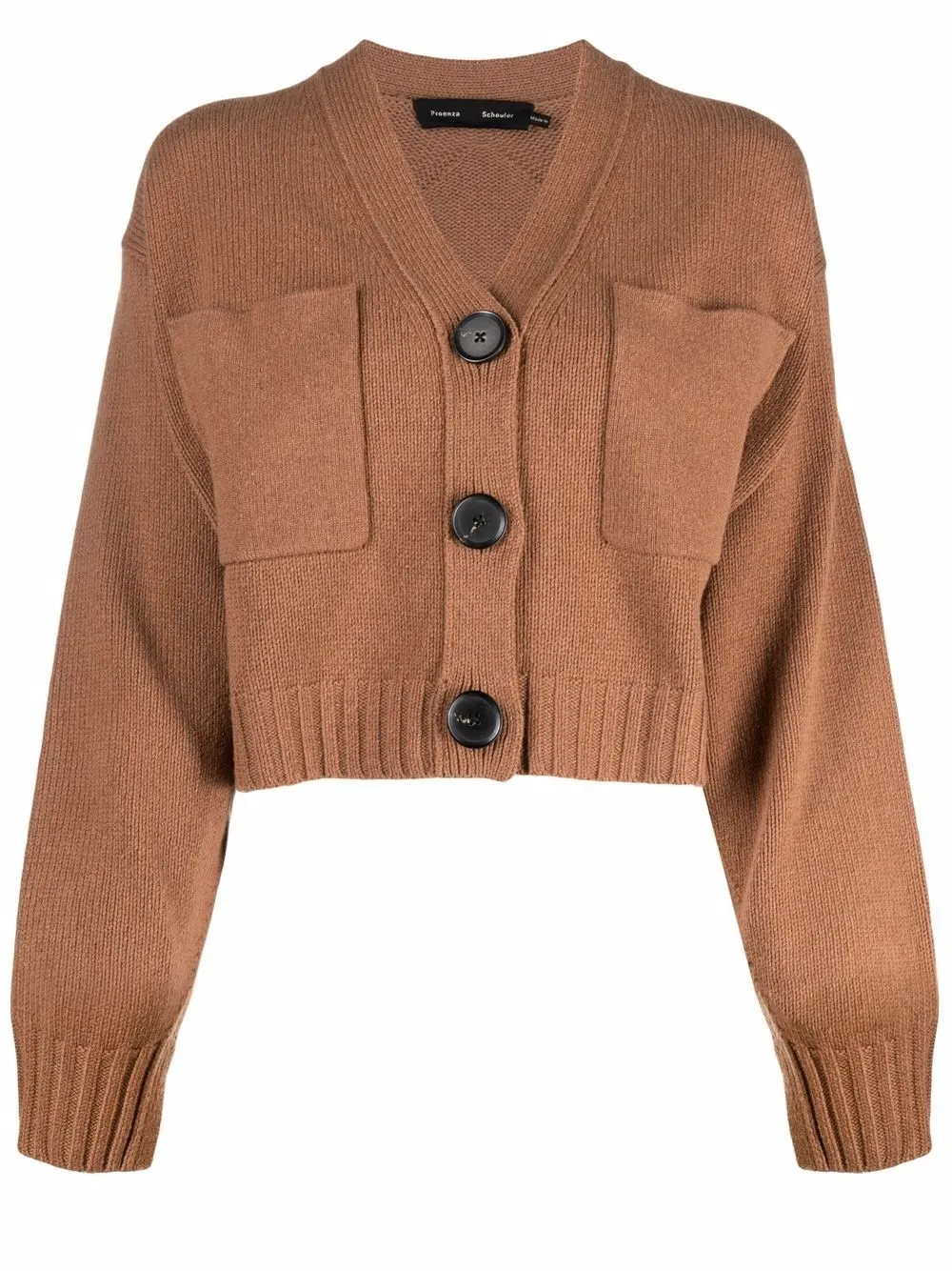 Donna Proenza Schouler Cardigan Con Tasca Frontale 3 Donna Proenza Schouler Cardigan Con Tasca Frontale