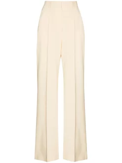 Donna Nanushka Pantaloni Sartoriali A Vita Alta