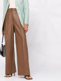 Donna Loulou Studio Pantaloni A Gamba Ampia -Femminile Moda Negozio 17216392 35779273 1000