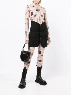 Donna Sacai Pantaloni Skinny Con Stampa -Femminile Moda Negozio 17573182 36787104 1000