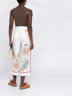 Donna ETRO Pantaloni A Vita Alta -Femminile Moda Negozio 17675002 37006690 1000