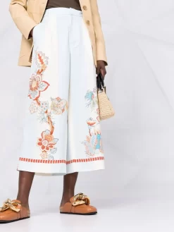 Donna ETRO Pantaloni A Vita Alta -Femminile Moda Negozio 17675002 37007170 1000