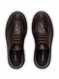 Donna Car Shoe Stringate Con Effetto Coccodrillo 9 Donna Car Shoe Stringate Con Effetto Coccodrillo -Femminile Moda Negozio 17718468 37325882 1000