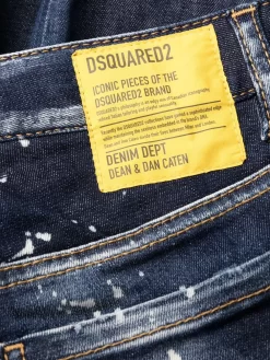 Donna Dsquared2 Jeans Dritti Con Effetto Vissuto -Femminile Moda Negozio 17812751 37688352 1000