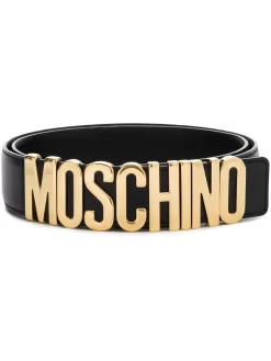 Donna Moschino Cintura Con Placca Logo