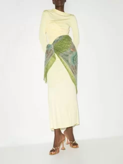 Donna Amina Muaddi Sandali Henson Metallizzati -Femminile Moda Negozio 17915867 40817800 1000