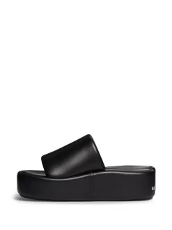 Donna Balenciaga Rise Platform Leather Slides -Femminile Moda Negozio 17928185 50771499 1000