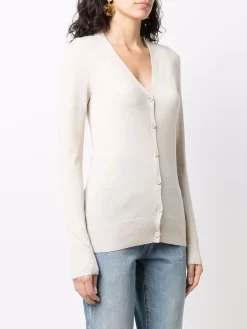 Donna Chloé Cardigan Con Scollo A V -Femminile Moda Negozio 17933119 37993880 1000