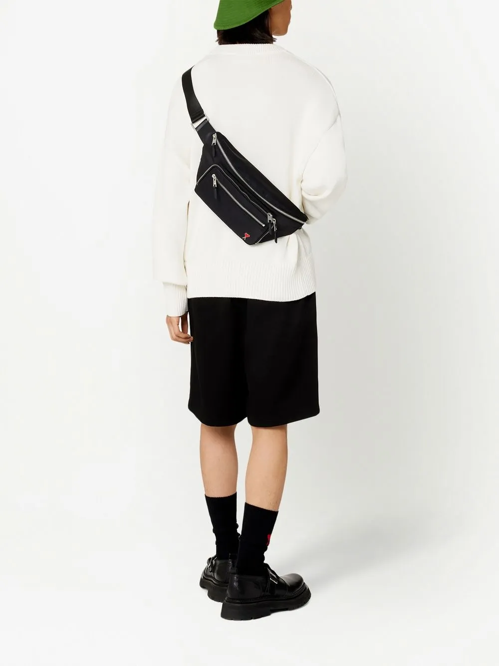 Donna AMI Paris Marsupio Con Placca Logo 4 Donna AMI Paris Marsupio Con Placca Logo - immagine 2