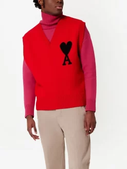 Donna AMI Paris Top Ami De Coeur -Femminile Moda Negozio 17961307 43743512 1000