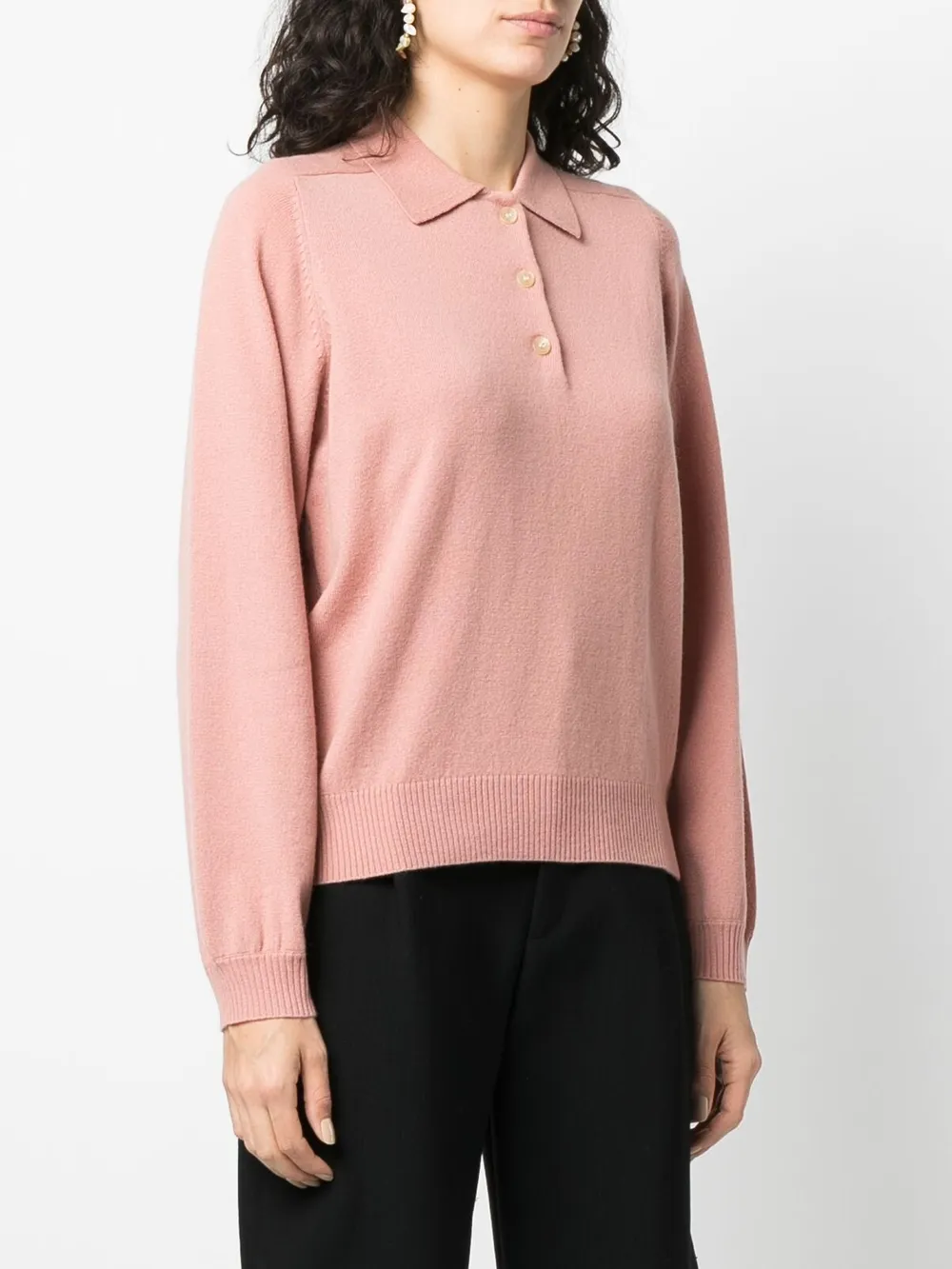 Donna Co Polo A Maniche Lunghe 5 Donna Co Polo A Maniche Lunghe - immagine 3