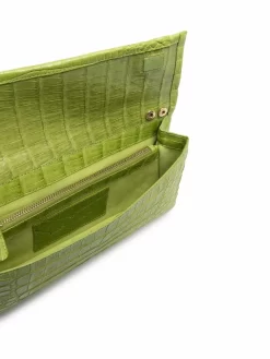 Donna Nancy Gonzalez Clutch Con Effetto Coccodrillo -Femminile Moda Negozio 18020299 38588930 1000