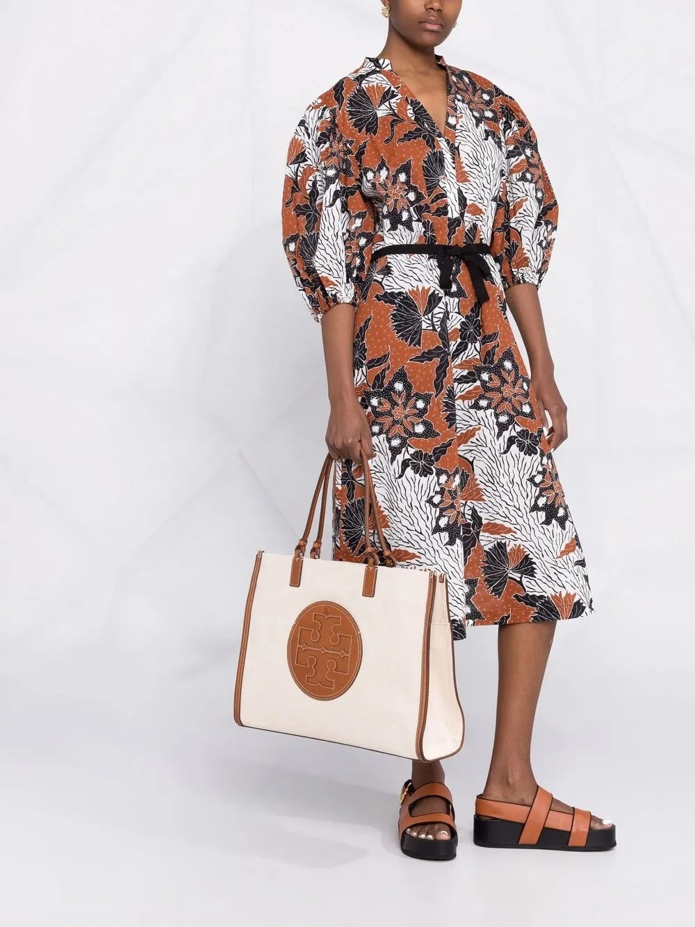 Donna Tory Burch Borsa Tote Ella Media 4 Donna Tory Burch Borsa Tote Ella Media - immagine 2