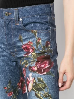 Donna Just Cavalli Jeans Crop A Fiori Con Vita Alta 11 Donna Just Cavalli Jeans Crop A Fiori Con Vita Alta -Femminile Moda Negozio 18091493 39501223 1000