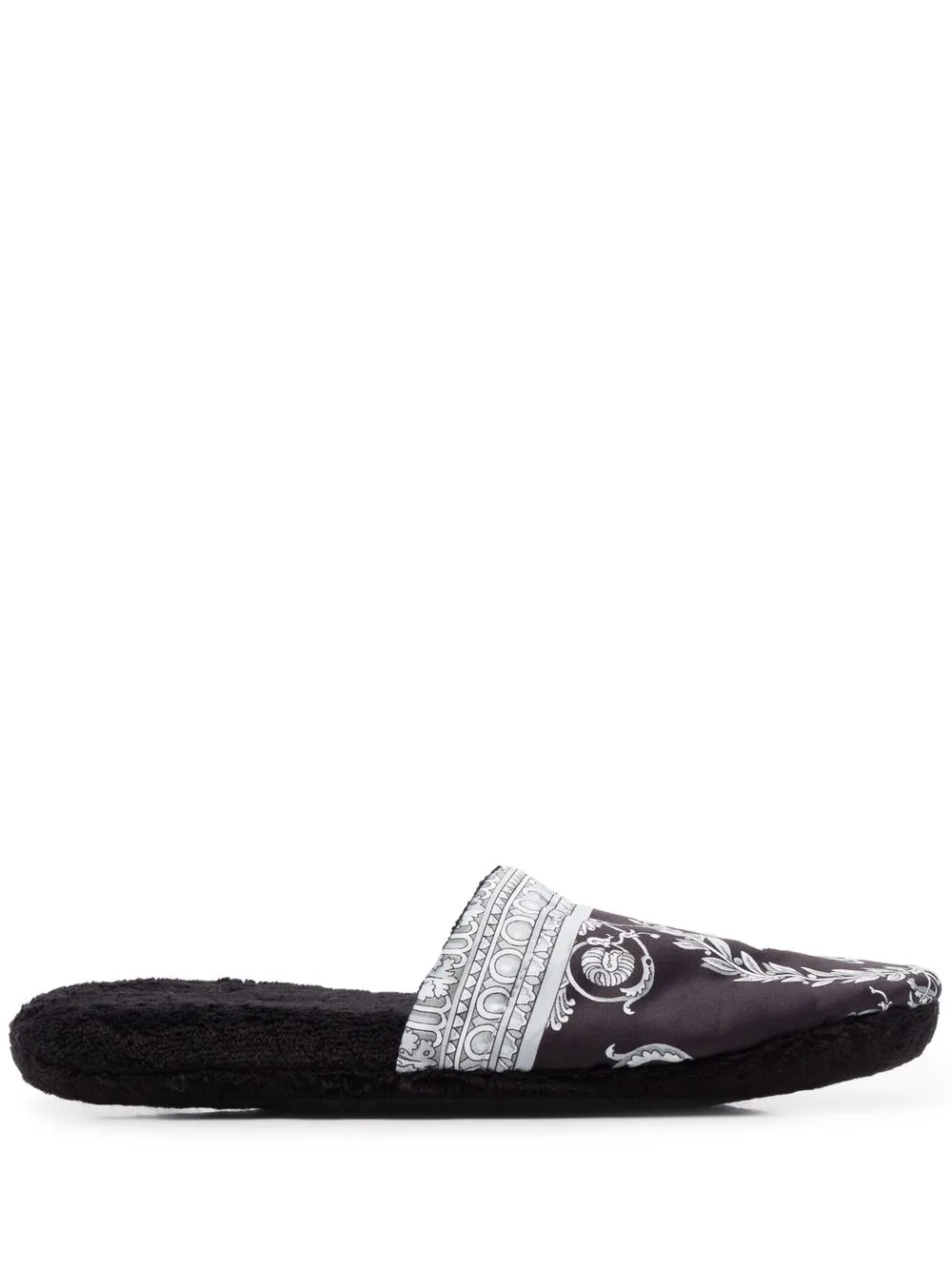 Donna Versace Slippers Barocco Con Stampa 3 Donna Versace Slippers Barocco Con Stampa
