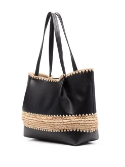 Donna Patrizia Pepe Borsa Tote Bicolore -Femminile Moda Negozio 18313821 39553575 1000