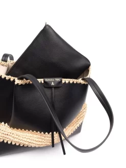 Donna Patrizia Pepe Borsa Tote Bicolore -Femminile Moda Negozio 18313821 39618995 1000