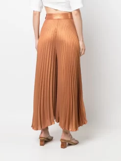 Donna STYLAND Pantaloni Plissettati A Gamba Ampia -Femminile Moda Negozio 18370275 39485915 1000