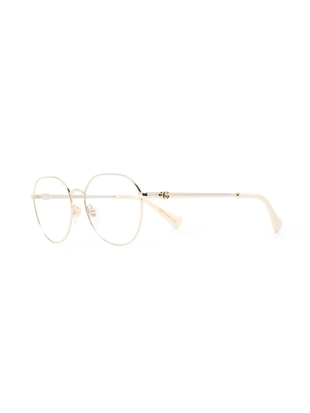 Donna Gucci Eyewear Occhiali Tondi Metallizzati 4 Donna Gucci Eyewear Occhiali Tondi Metallizzati - immagine 2