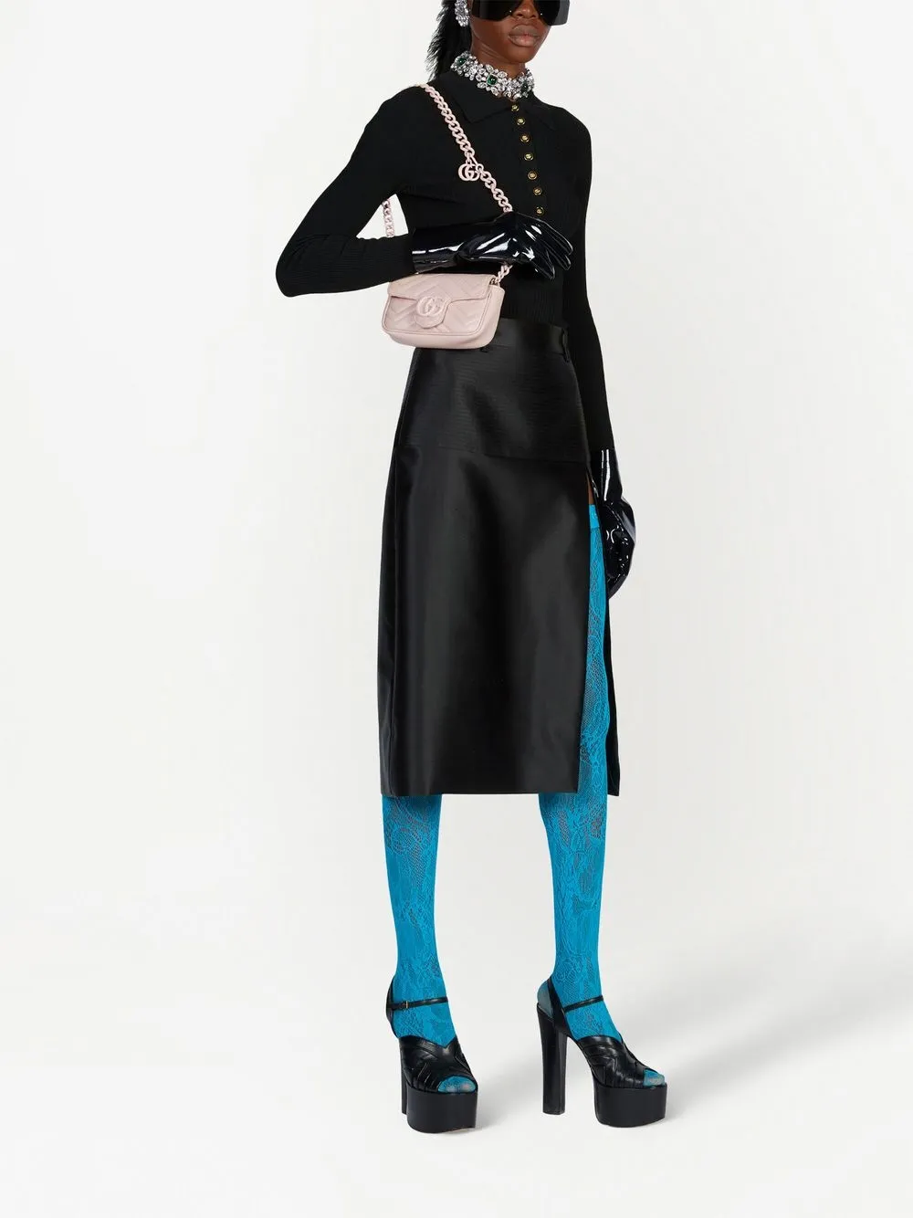 Donna Gucci Marsupio GG Marmont 9 Donna Gucci Marsupio GG Marmont - immagine 7