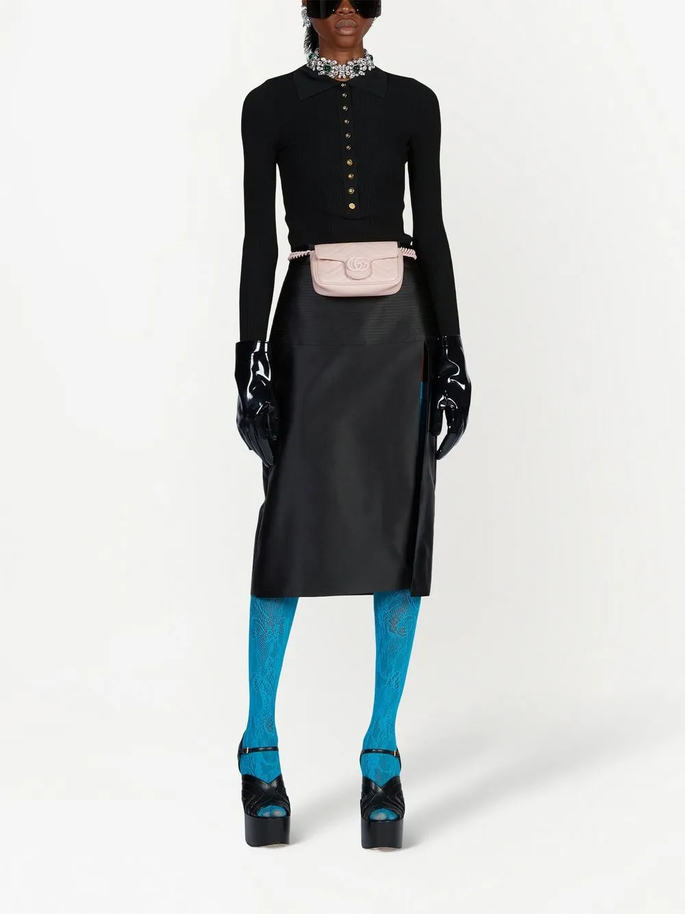 Donna Gucci Marsupio GG Marmont 4 Donna Gucci Marsupio GG Marmont - immagine 2