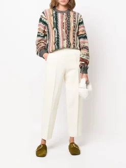 FORTE_FORTE Donna Forte Forte Pantaloni Crop -Femminile Moda Negozio 18703173 41802333 1000