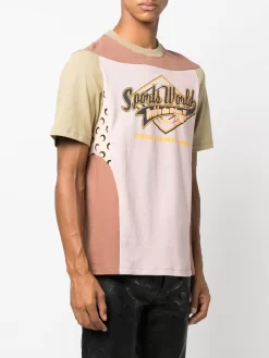 Donna Marine Serre T-shirt Con Inserto Moon -Femminile Moda Negozio 18704796 41141204 1000