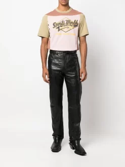 Donna Marine Serre T-shirt Con Inserto Moon -Femminile Moda Negozio 18704796 41142120 1000