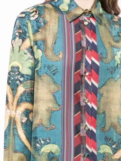 Donna Pierre-Louis Mascia Camicia Con Stampa -Femminile Moda Negozio 18739549 40757828 1000