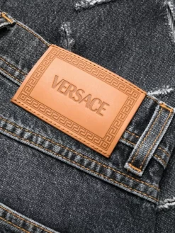 Donna Versace Jeans Dritti Con Strappi -Femminile Moda Negozio 18835355 43543047 1000