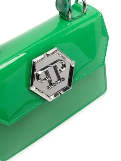 Donna Philipp Plein Borsa A Mano Con Placca Logo -Femminile Moda Negozio 18865682 43876535 1000