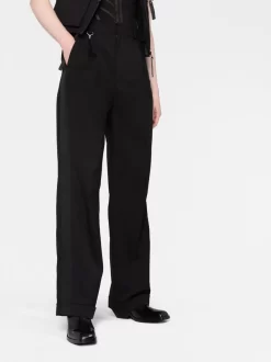 Donna Eytys Pantaloni Trinity A Vita Alta -Femminile Moda Negozio 18945191 44826871 1000