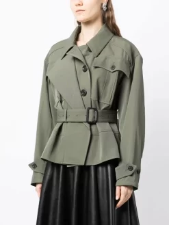 Donna Alexander McQueen Giacca Con Cintura -Femminile Moda Negozio 18975908 43264535 1000