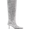 Donna Alexander Wang Stivali Viola Con Glitter 60mm -Femminile Moda Negozio 18998495 43441544 1000
