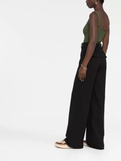 Donna Chloé Pantaloni Svasati A Vita Alta -Femminile Moda Negozio 19086902 41971442 1000