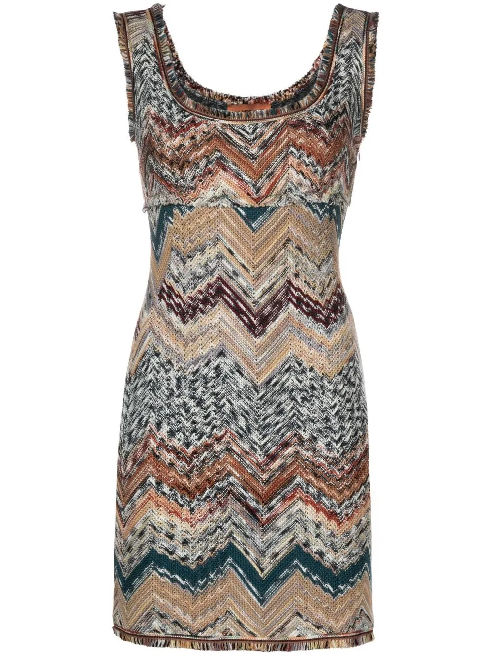 Donna Missoni Abito Corto Con Dettaglio A Frange 3 Donna Missoni Abito Corto Con Dettaglio A Frange