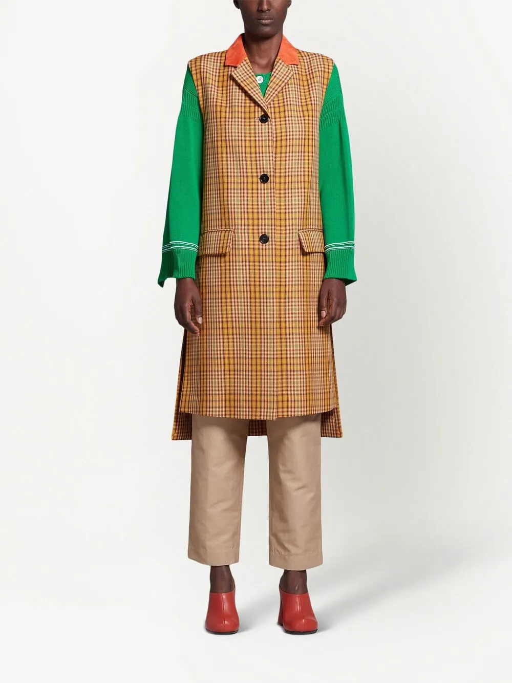 Donna Marni Gilet Midi Smanicato 4 Donna Marni Gilet Midi Smanicato - immagine 2