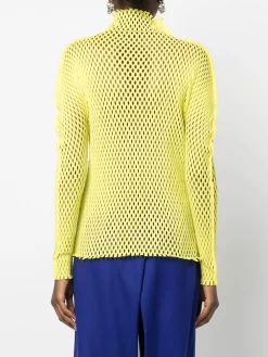 Donna Issey Miyake Top Traforato A Collo Alto 10 Donna Issey Miyake Top Traforato A Collo Alto -Femminile Moda Negozio 19149203 41935045 1000