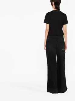 Donna 16Arlington Jeans A Gamba Ampia Rowena Con Effetto Vissuto -Femminile Moda Negozio 19161135 43976298 1000