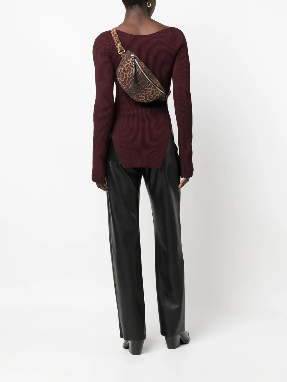 Donna Jérôme Dreyfuss Marsupio Lino Con Stampa 4 Donna Jérôme Dreyfuss Marsupio Lino Con Stampa - immagine 2