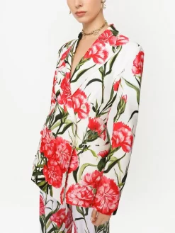 Donna Dolce & Gabbana Blazer Doppiopetto A Fiori 11 Donna Dolce & Gabbana Blazer Doppiopetto A Fiori -Femminile Moda Negozio 19172402 43251730 1000