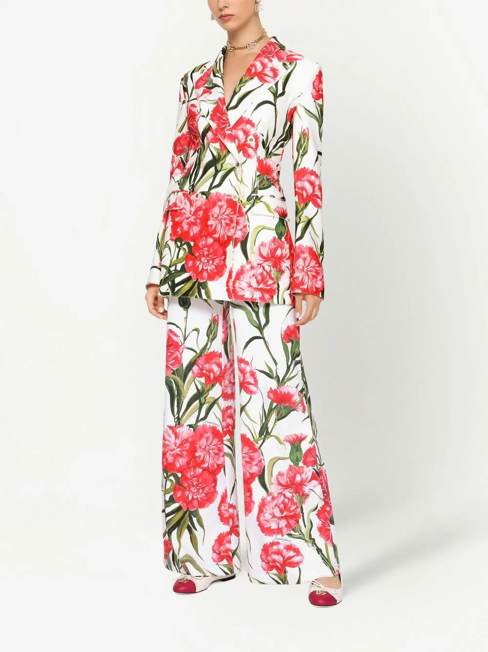Donna Dolce & Gabbana Blazer Doppiopetto A Fiori 5 Donna Dolce & Gabbana Blazer Doppiopetto A Fiori - immagine 3