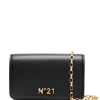 Donna Nº21 Borsa A Spalla Mini Con Placca Logo In Pelle 1 Donna Nº21 Borsa A Spalla Mini Con Placca Logo In Pelle -Femminile Moda Negozio 19229907 43930641 1000
